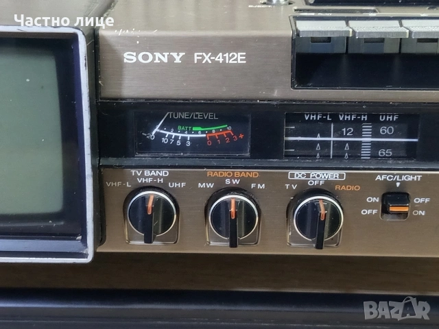 Sony FX-412E, снимка 12 - Радиокасетофони, транзистори - 54331940