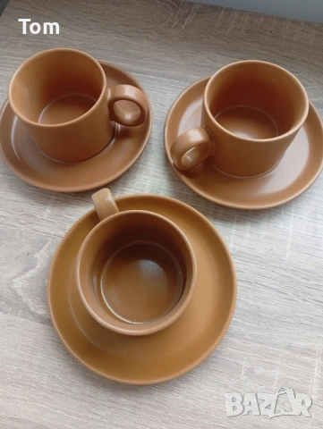 ‼️  ‼️ 1.03 € ‼️за брой - немски порцеланови чаши с чинийка!  Нови! Внос Германия, снимка 6 - Чаши - 54326217