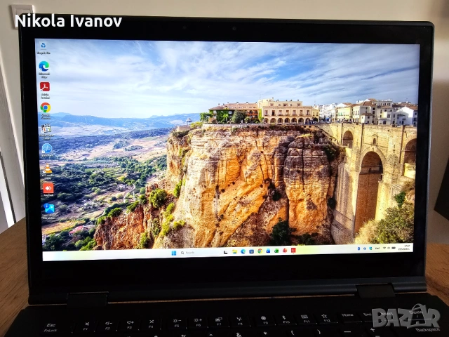 2-в-1 Ултрабук Lenovo ThinkPad X1 Yoga Gen 3 intel i5 8350U 3.60 Ghz |16GB RAM| 256GB SSD |Тъчскрийн, снимка 2 - Лаптопи за работа - 54670221
