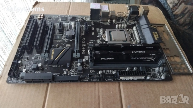 Дънна платка Gigabyte GA-H170-HD3 Socket LGA1151, снимка 3 - Дънни платки - 54808181