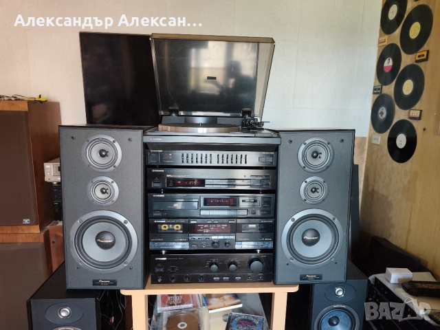 Pioneer A-445+CT-W710R+PR-4350+F-445+PL-443+CS-3070+GR333