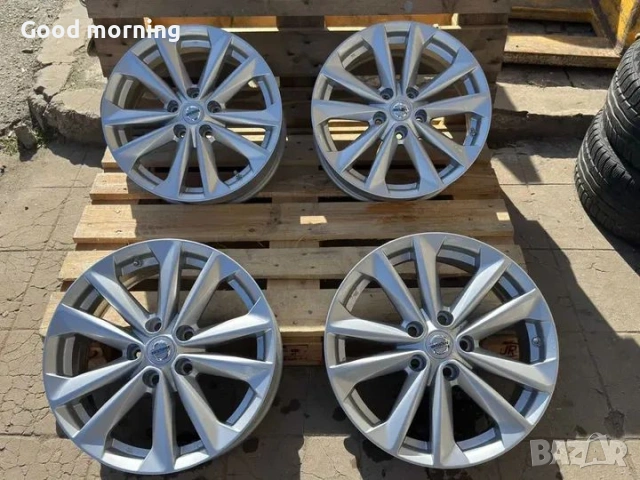 5х114.3 Джанти 17 Цола Нисан 5x114.3 Nissan Нови Оригинални Чисто нови оригинални ЕТ 40 J 7 ЦО 66.1 , снимка 3 - Гуми и джанти - 54062743