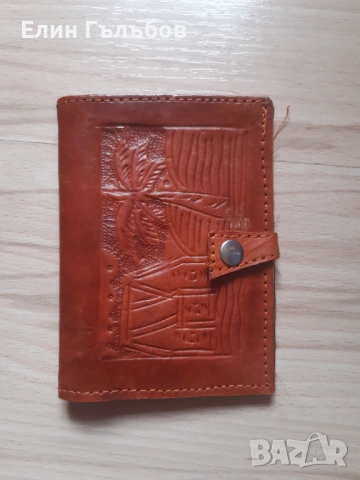 Портфейл- естествена кожа, купуван от Мароко , снимка 2 - Портфейли, портмонета - 54173420