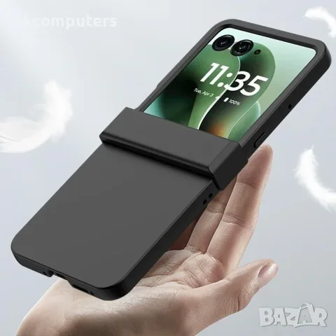 Калъф за Motorola Razr 70 Ultra / 60 Ultra 5G със Защита на Пантата и Протектор – 6 цвята, снимка 7 - Калъфи, кейсове - 55346774