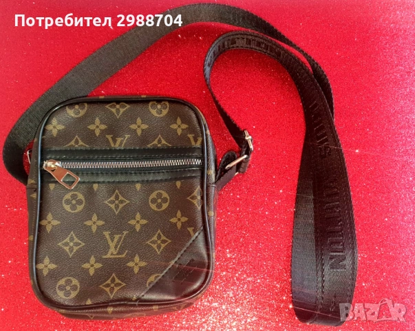 Чисто нова мъжка чанта Louis Vuitton