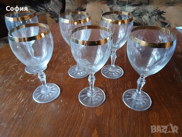 чаши стъклени за вино, снимка 3 - Чаши - 53980870