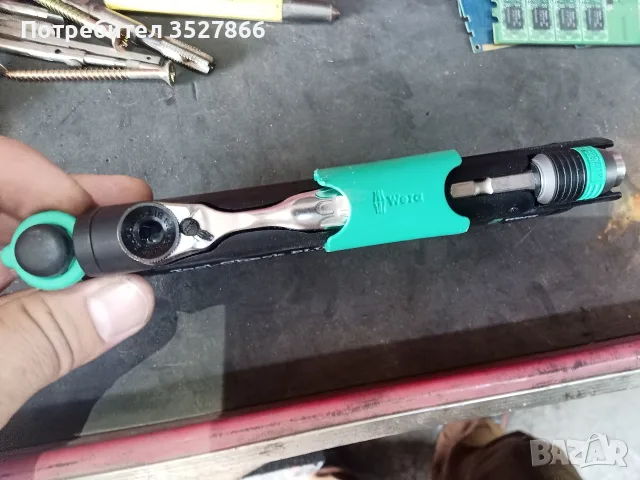 Комплект инструменти WERA TOOL-CHECK PLUS, 39 части, зелени, 1/4", снимка 3 - Гедорета - 55405642