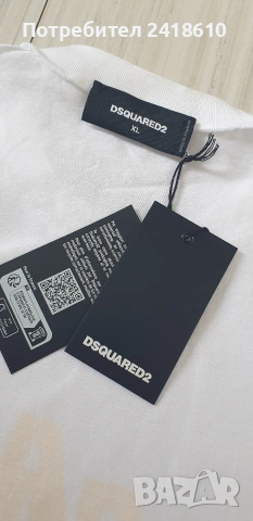DSQUARED2 Cotton Mens Size XL НОВО! ОРИГИНАЛ! Мъжка Тениска!, снимка 8 - Тениски - 54192695
