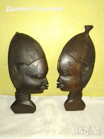 Стари Африкански Дървени Фигури, Статуетки, снимка 2 - Статуетки - 55135742