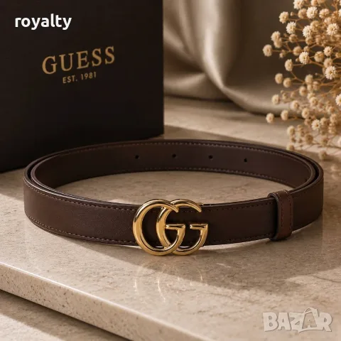 Нови Дамски Черни Колани Различни Марки YSL Louis Vuitton Gucci Hermes Celiné , снимка 9 - Колани - 55315729