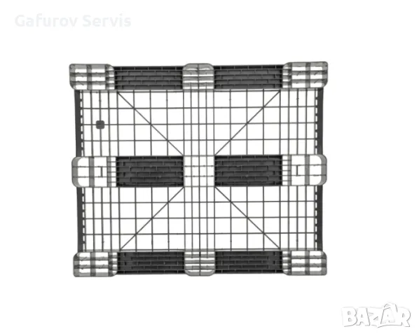Пластмасов палет MEDIUM 1210 3R – 1200 × 1000 мм, снимка 3 - Друго - 55522703
