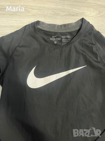 Оригинална дамска компресионна блуза Nike Pro Dri-FIT – Размер XL – Отлично състояние, снимка 3 - Спортни екипи - 55149759