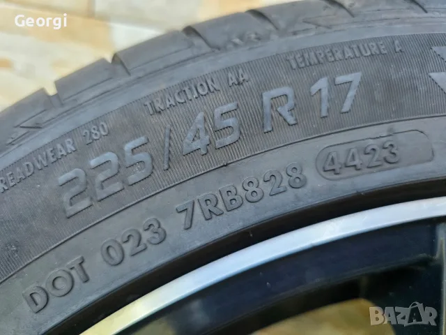 4бр. ОРИГИНАЛНИ 17” Джанти+Гуми 5х112 за -AUDI/VW/SEAT/SKODA/VAG- 7,5Jx17H2, ET38, снимка 5 - Гуми и джанти - 55470061