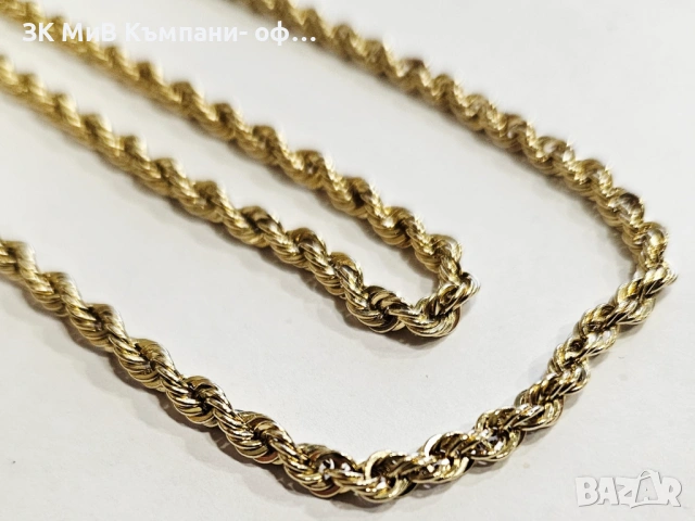 Златен синджир 14.32гр 00665-26, снимка 3 - Колиета, медальони, синджири - 54001510