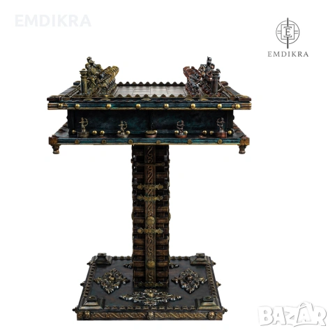 Маса за шах IMPERIUM - Pedestal, снимка 8 - Шах и табла - 54901330