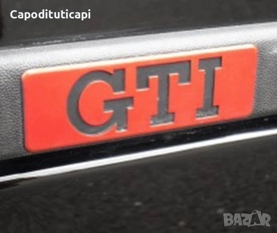 GTI Емблеми за страничните лайсни 3D, снимка 2 - Части - 54593370