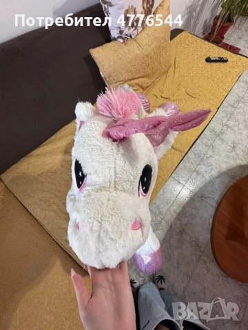 Плюшен еднорог, снимка 2 - Плюшени играчки - 54293454
