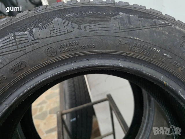 2бр всесезонни гуми 165/70/14 CONTINENTAL L06012 , снимка 4 - Гуми и джанти - 54970005