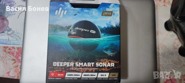 Сонар Deeper Pro +, снимка 4 - Такъми - 55258475