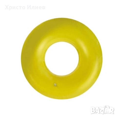 Надуваем детски пояс Intex Neon 91 см Зелен Жълт, снимка 6 - Басейни и аксесоари - 54498664