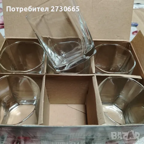 Стъклени сервизи, снимка 2 - Чаши - 55565958