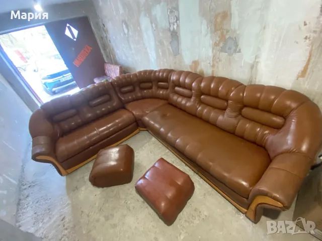 Ъглов разтегателен диван, снимка 3 - Дивани и мека мебел - 55443980