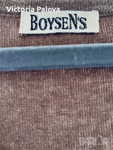 Бутикова плетена рокля Boysen's с нежни детайли - като нова, снимка 4 - Рокли - 55354412