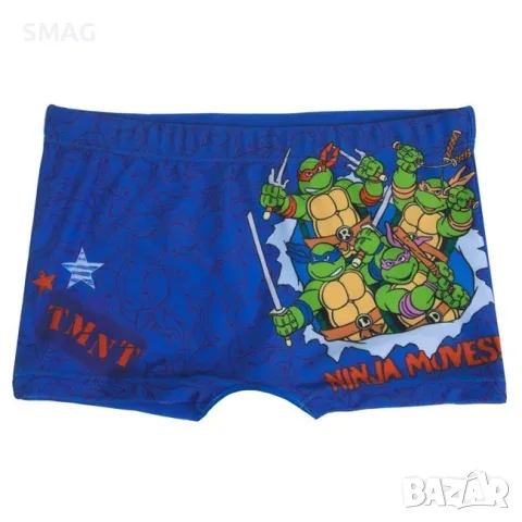 Детски бански боксерки за момче с ninja turtles в синьо и_1250825