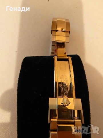 Мъжки часовник Submariner Gold / Black – Автоматик, снимка 12 - Мъжки - 55003654
