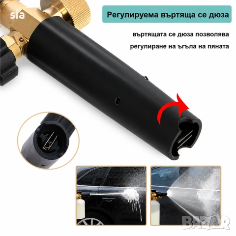 Пенообразовател водоструйка, 1л., снимка 3 - Аксесоари и консумативи - 52545795