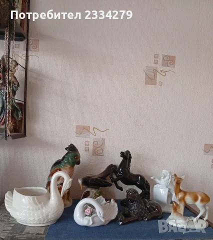 Порцеланови стари статуетки, изработени в различни времена в различни ателиета. . , снимка 2 - Статуетки - 40973667