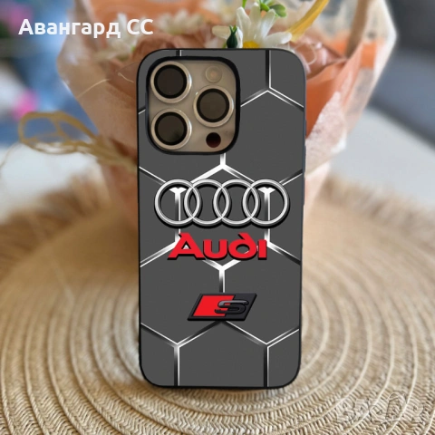 Силиконов Калъф за iPhone с лого Audi