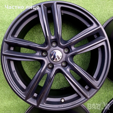 Продавам 4бр 18-ки джанти за Фолксваген Пасат, Тигуан, Шаран, Голф, Ти-рок , снимка 4 - Гуми и джанти - 54090435