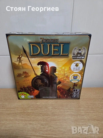Чисто нова Настолна игра за двама 7 Wonders Duel (френско издание), снимка 4 - Образователни игри - 54600727