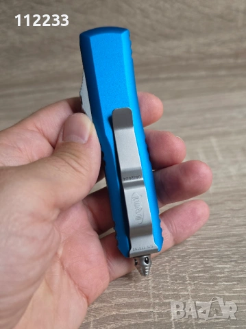 Microtech UTX-85 Blue OTF нож, снимка 5 - Ножове - 54618623