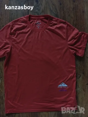 Nike Mont Blanc Men's Trail Running T-Shirt  - мъжка тениска р-р L, снимка 3 - Тениски - 55678005