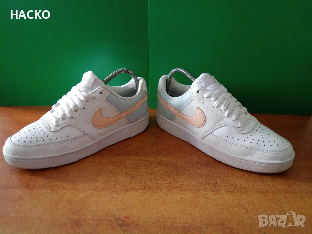 Маратонки Nike Court Vision Low Номер 37,5 Стелка 25 см. 100% Оригинални Внос от Англия, снимка 4 - Маратонки - 54691021