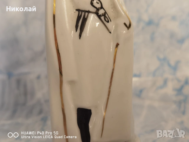 Стара Съветска Порцеланова Фигура Джигит Казак Еревански Завод ЕФЗ, снимка 3 - Антикварни и старинни предмети - 54387824