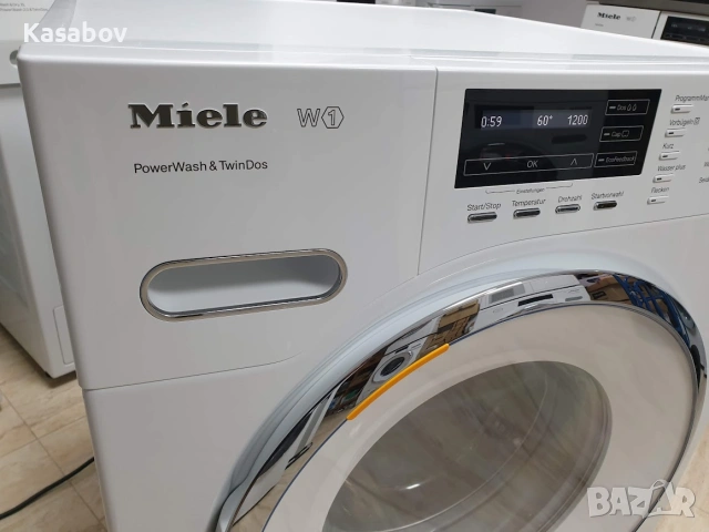 Miele Пералня - 1600rpm - TwinDos - PowerWash - Миеле 12м Гаранция, снимка 2 - Перални - 54965158
