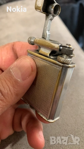 Стара винтич запалка POLO England Art deco , снимка 4 - Антикварни и старинни предмети - 54215525