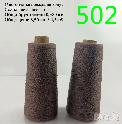 Висококачествени италиански прежди на бобини, снимка 9 - Други - 52042454