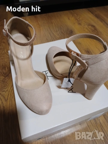 Anna Field нови с етикет и кутия елегантни дамски обувки на ток, снимка 4 - Дамски елегантни обувки - 54097206