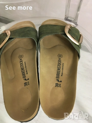 BIRKENSTOCK дамски чехли в размер 39, снимка 6 - Чехли - 54584502