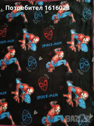 Детско одеяло на Спайдърмен. , снимка 5 - Спално бельо и завивки - 53964871