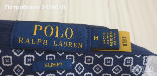 POLO Ralph Lauren Cotton  Slim Fit Mens Size M НОВО! ОРИГИНАЛ! Мъжка Тениска!, снимка 5 - Тениски - 55137648