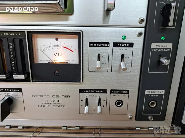 SONY  TC -- 630, снимка 3 - Ресийвъри, усилватели, смесителни пултове - 55483048