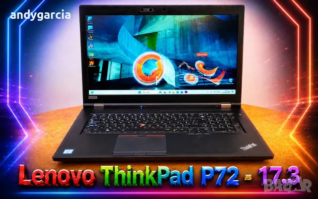 ThinkPad P72/Core i7-8850H/16GB RAM/256GB SSD NVME/NVidia Quadro P2000 4GB/17.3 FHD IPS WorkStation