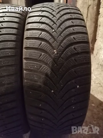Продавам 2 броя зимни гуми 195.55.16 на 1 сезон дот 2020 Hankook , снимка 2 - Гуми и джанти - 55469764