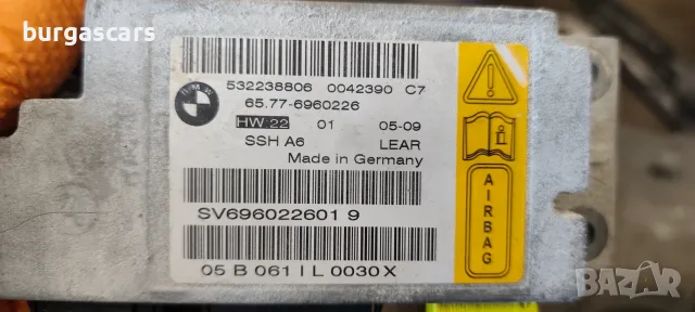 Модул AIRBAG 65.77-6960226 Bmw 730D E65 3.0D - 231к.с. 2005г, снимка 2 - Части - 55653178