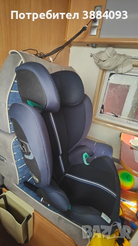 Детско столче за кола Cybex Solution G i-Size i-Fix Plus (100-150 см), Ocean Blue – с ISOFIX, снимка 3 - Други - 55175886
